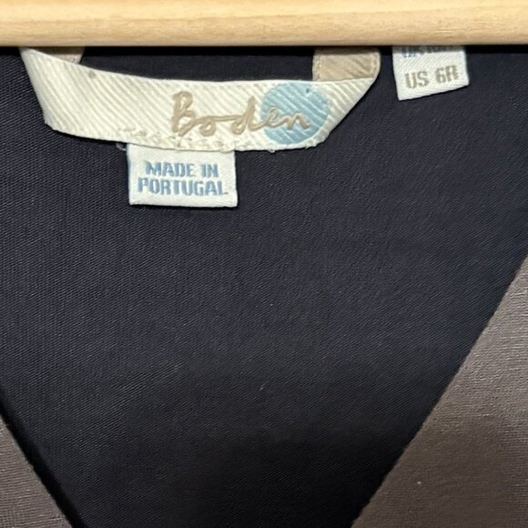 BODEN Color Block Midi Dress, Sleeveless - Picture 9 of 9